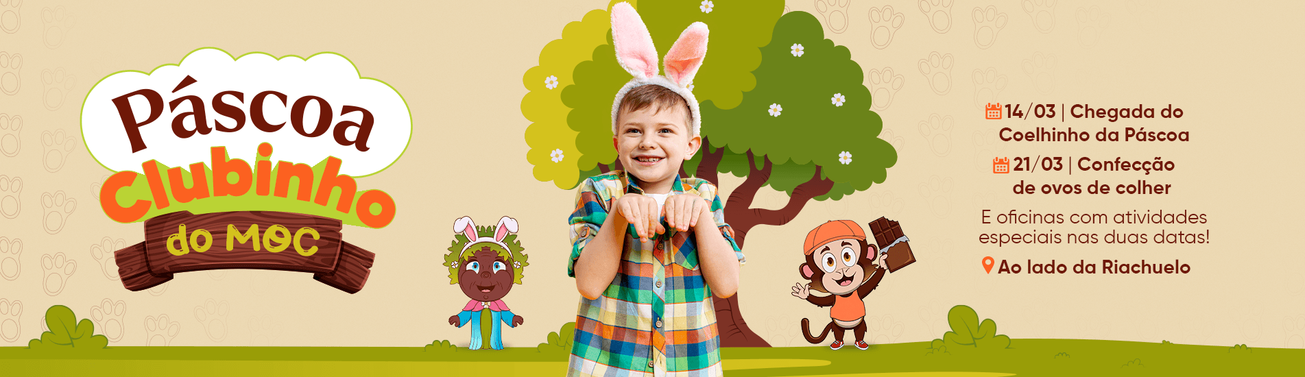 Páscoa com o Clubinho