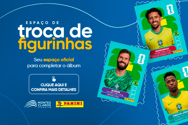 Espaço de troca de figurinhas